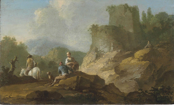 Landscape With Travellers And Ruins