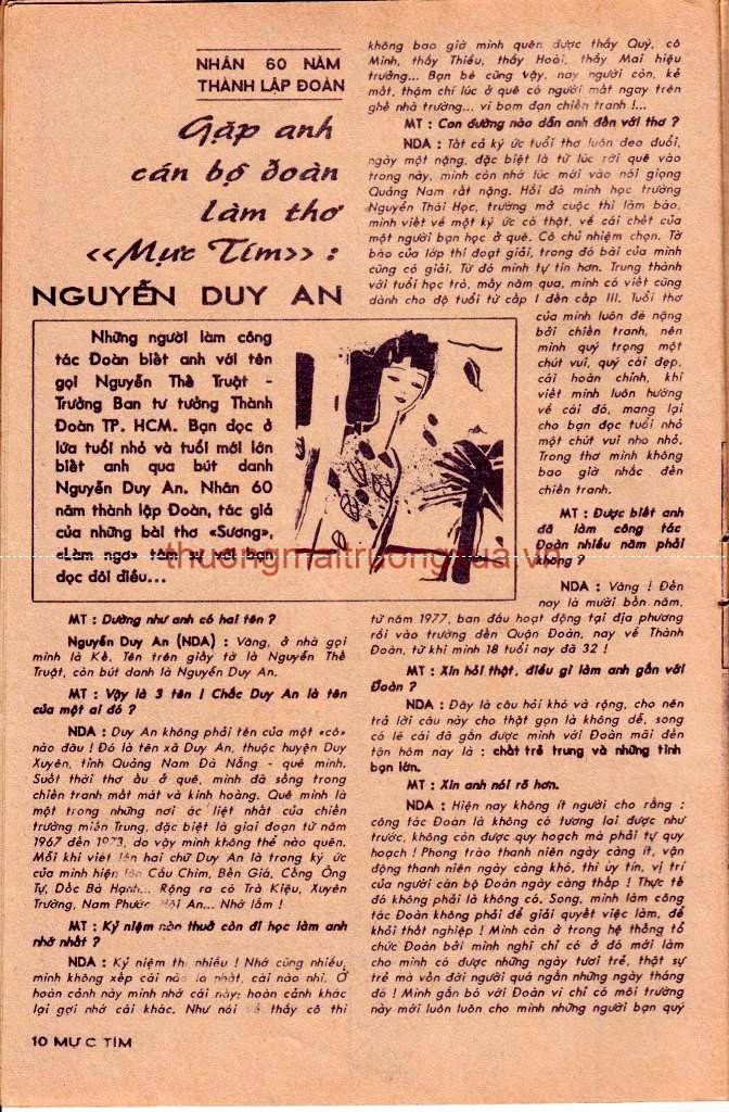 Truyện ngắn : Món quà gửi bạn miền Nam (1972) - Trang 10