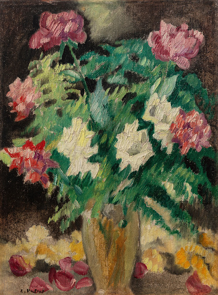 Vase Cristal roses 1931