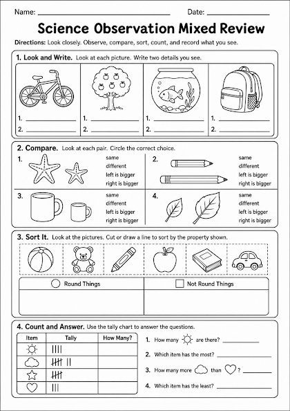 Science Observation Mixed Review