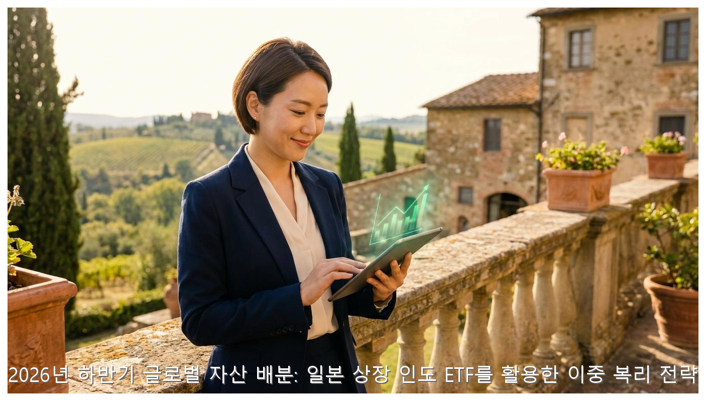 2026년 하반기 글로벌 자산 배분: 일본 상장 인도 ETF를 활용한 이중 복리 전략 핵심 안내 및 분석 인포그래픽 (2)