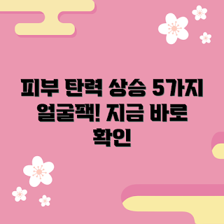 얼굴팩 추천, 피부 탄력, 얼굴팩 효과, 수분 공급 얼굴팩, 홈케어 팩