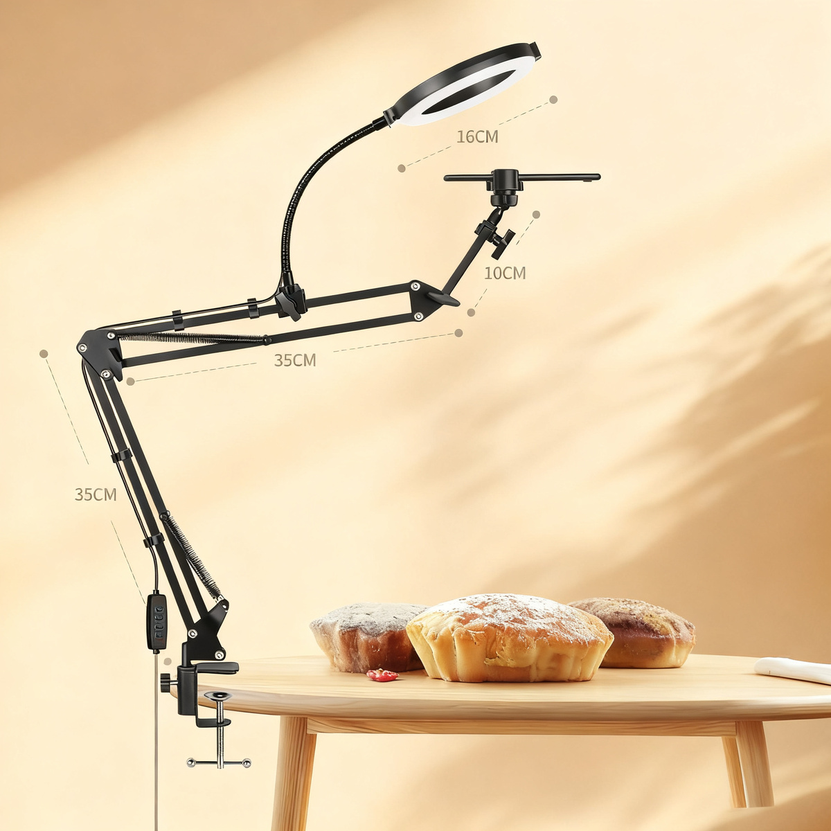 Selfie tripod with gimbal and face tracking
