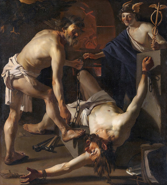 Prometheus Being Chained By Vulcan 1623