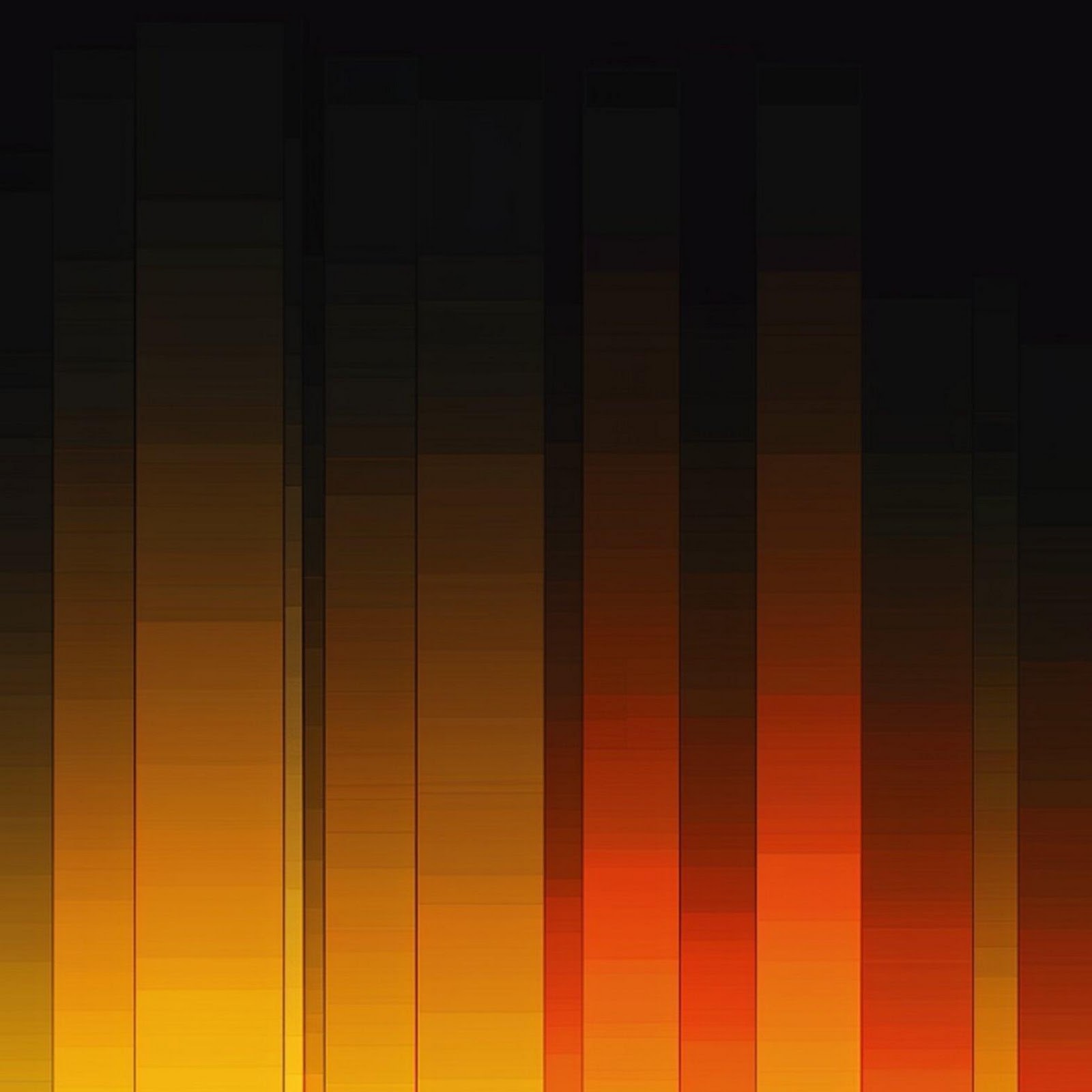 Download Abstract Yellow Glowing Lines 2K iPhone