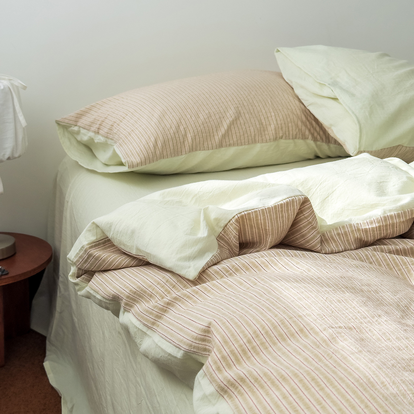 Cotton Bedding Set, 4-Piece, Geometric Pattern
