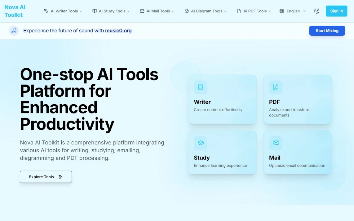 Captura de novatoolkit.ai