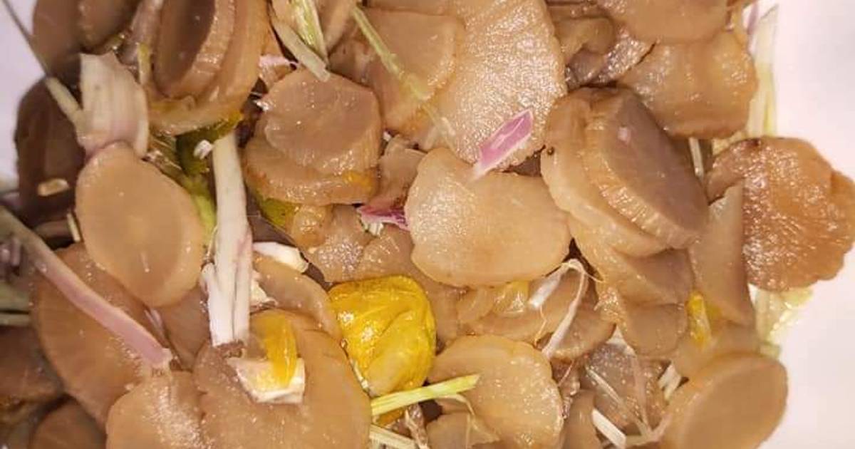 Cải muối sả tắc
