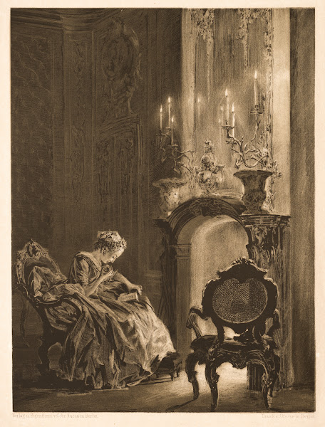 Woman Reading at the Fireside 1851