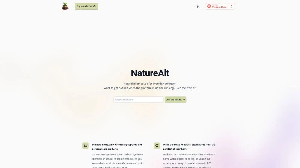 Captura de NatureAlt