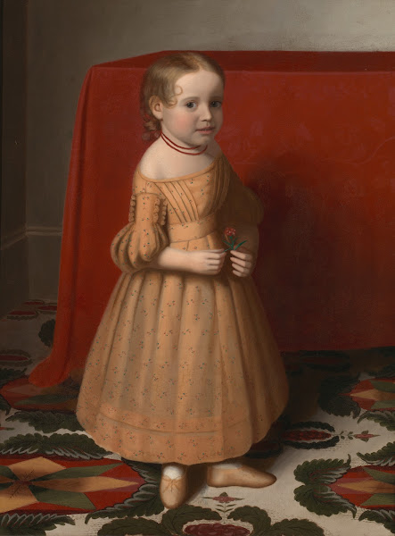 Portrait of a Young Girl with Rose ca 1838