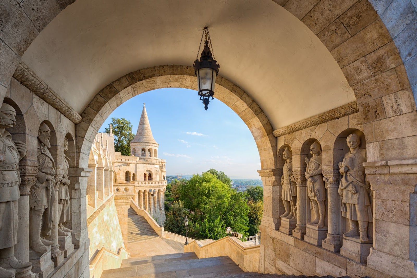 Hungary Budapest view from Fisherman's Bastion