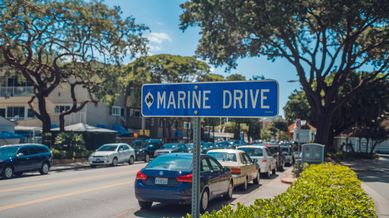 How to Reach Marine Drive from Marine Lines Station
