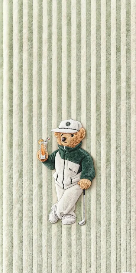 Polo Bear Golfing Wallpaper iPhone Phone Wallpaper
