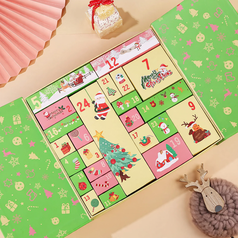 Christmas Advent Calendar Empty Gift Box