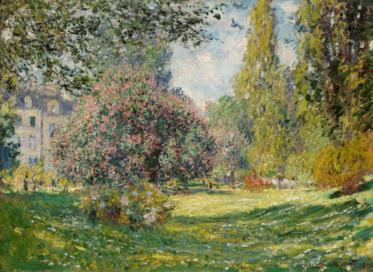 Landscape The Parc Monceau 1876