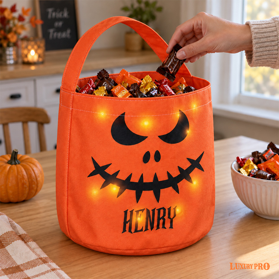 Halloween Light-up Candy Bag