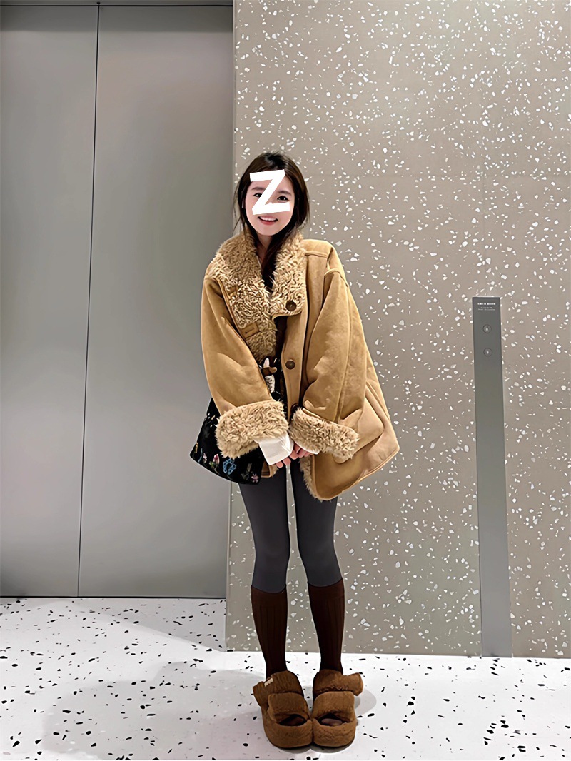 Reversible Faux Shearling Jacket, Lined