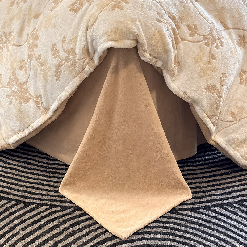 Milchfaser-Fleece Bettwäsche-Set, winterwarm, verschiedene Größen