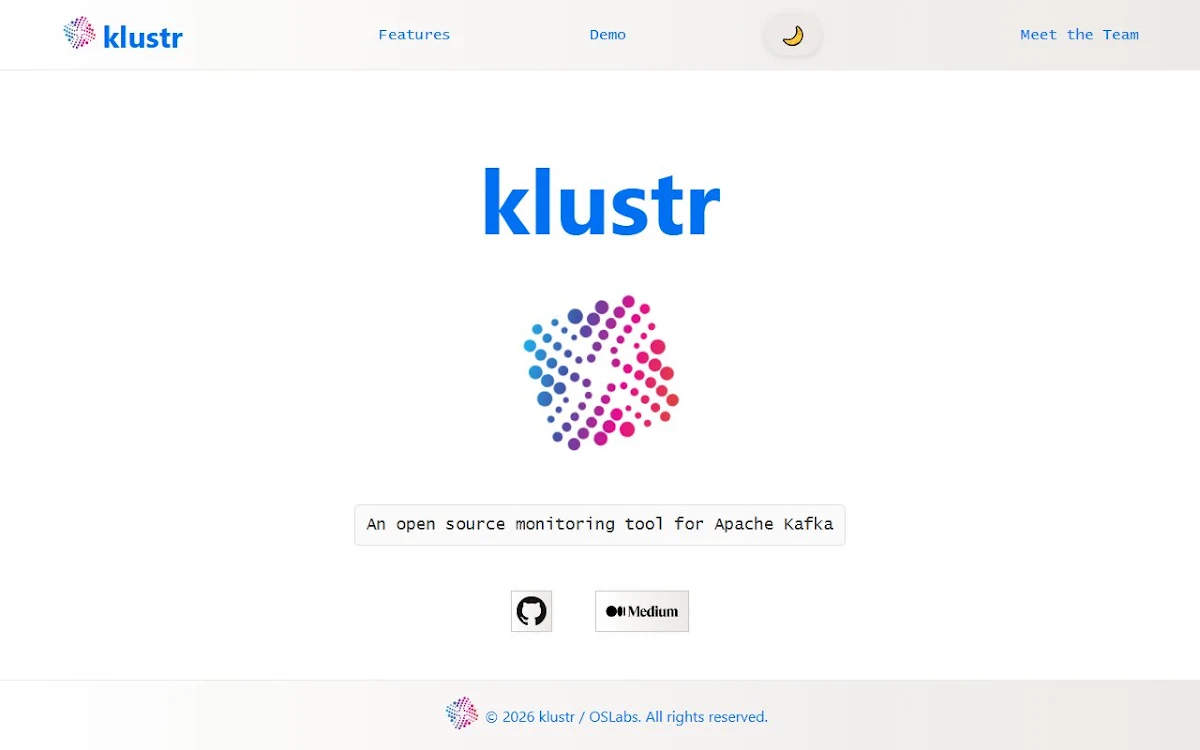 Captura de Klustr