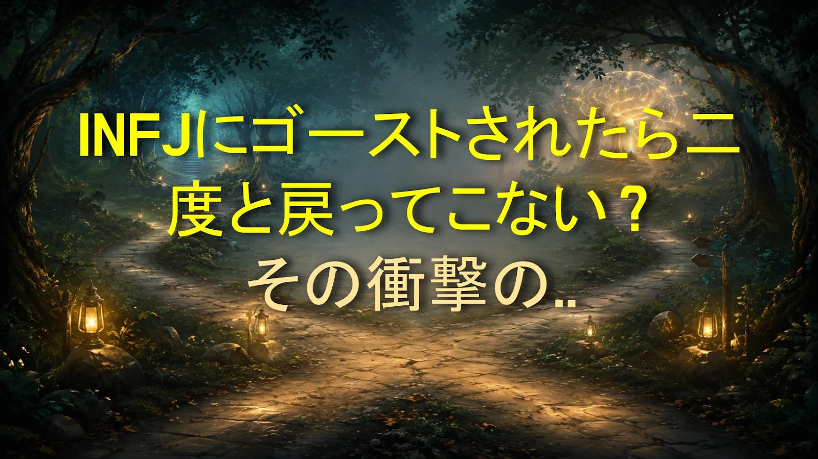 INFJにゴーストされたら二度と戻ってこない？その衝撃の理由とは