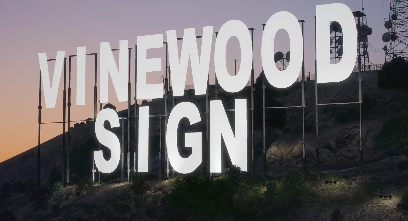 LondonStudios Vinewood Sign V2 thumbnail 4