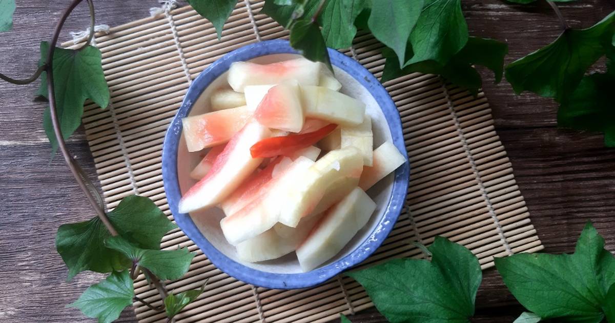 Vỏ dưa hấu muối chua