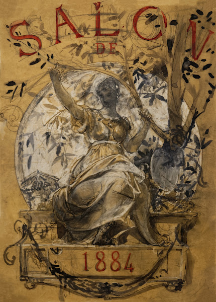 Salon de 1884 projet de couverture 1884