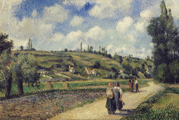 Landscape near Pontoise the Auvers Road 1881