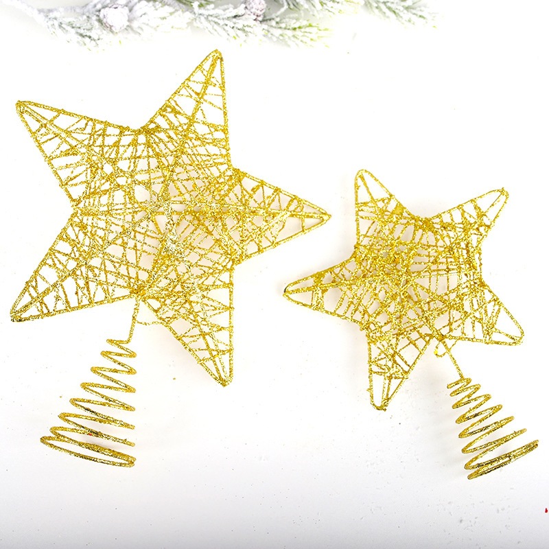 Christmas tree star made of iron art