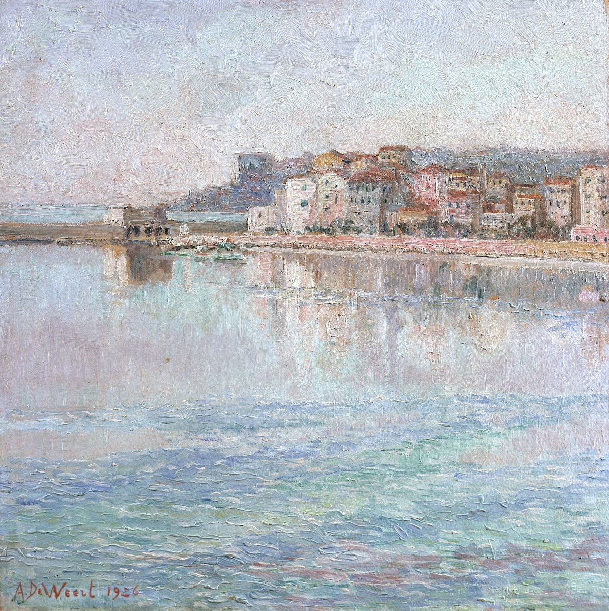 Reflections on the Sea near Menton Côte dAzur 1926