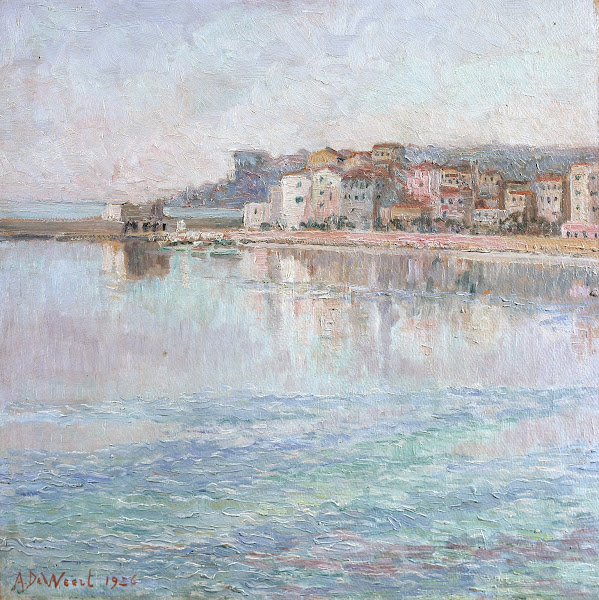Reflections on the Sea near Menton Côte dAzur 1926