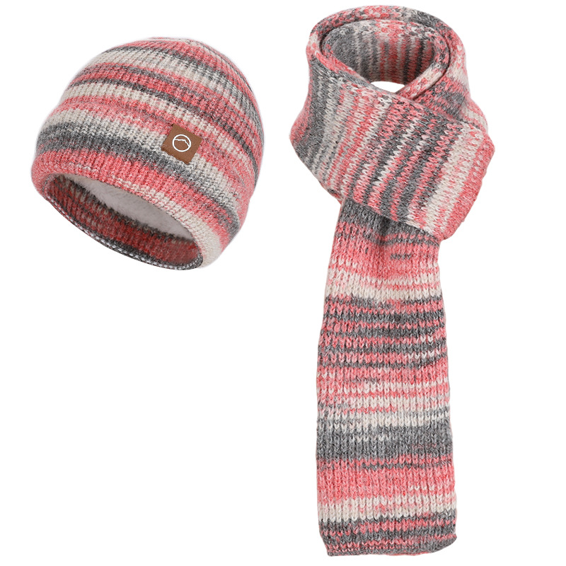3-piece winter set: hat, scarf, and touchscreen gloves
