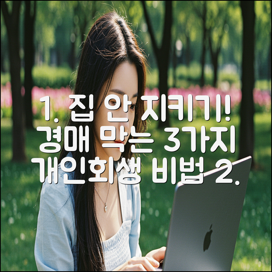 개인회생, 주택 경매 3가지 방법으로 막기