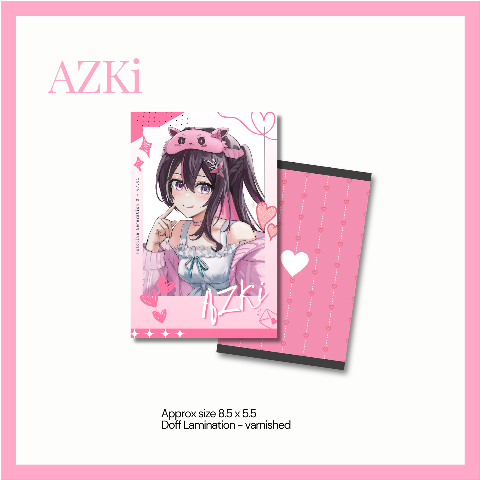 AZKi Cheki by Saikako