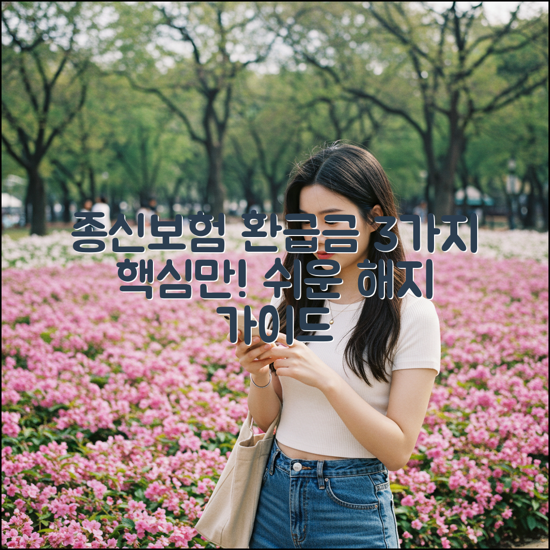 종신보험 해지환급금, 3가지 핵심만 쉽게!