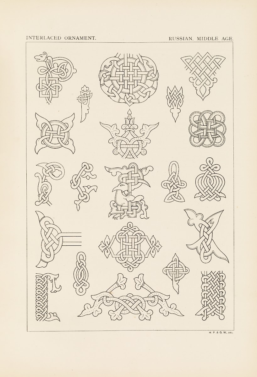 Outlines of ornament in the leading styles Pl08 1881