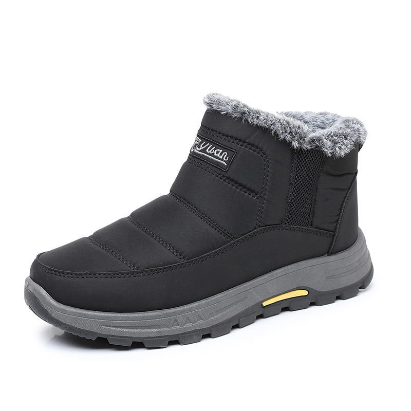 Insulated Men's Winter Boots, Mid-Height Shaft