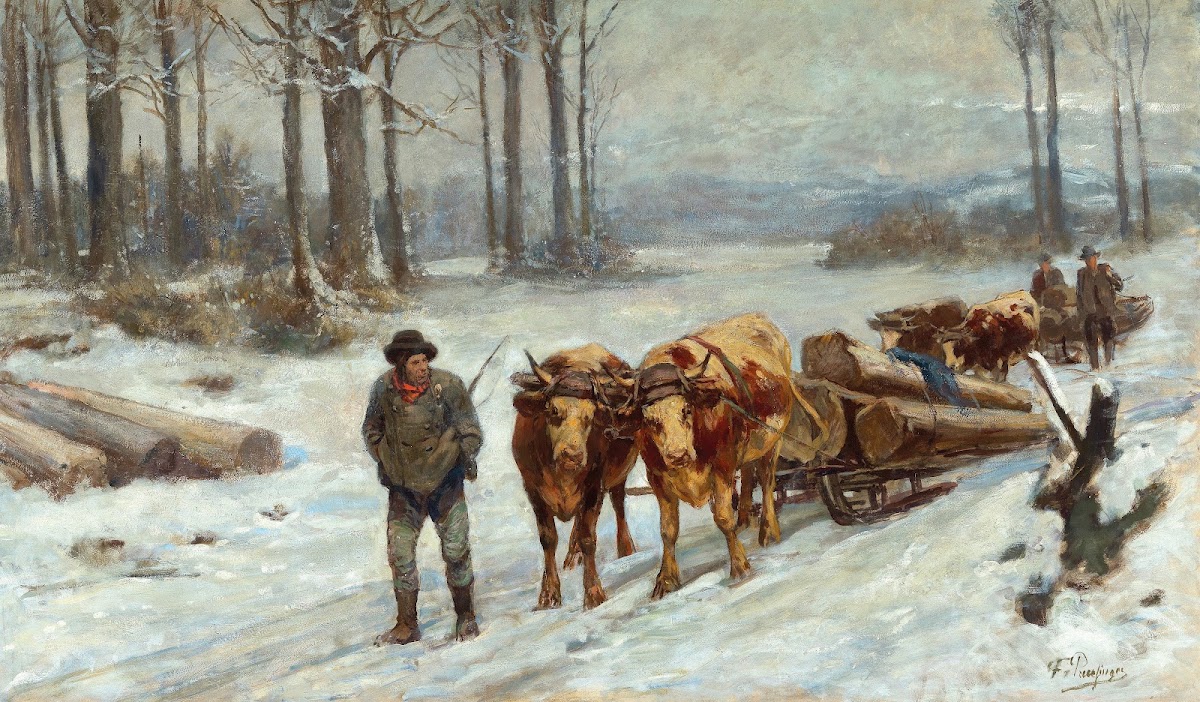 Loggers in Winter