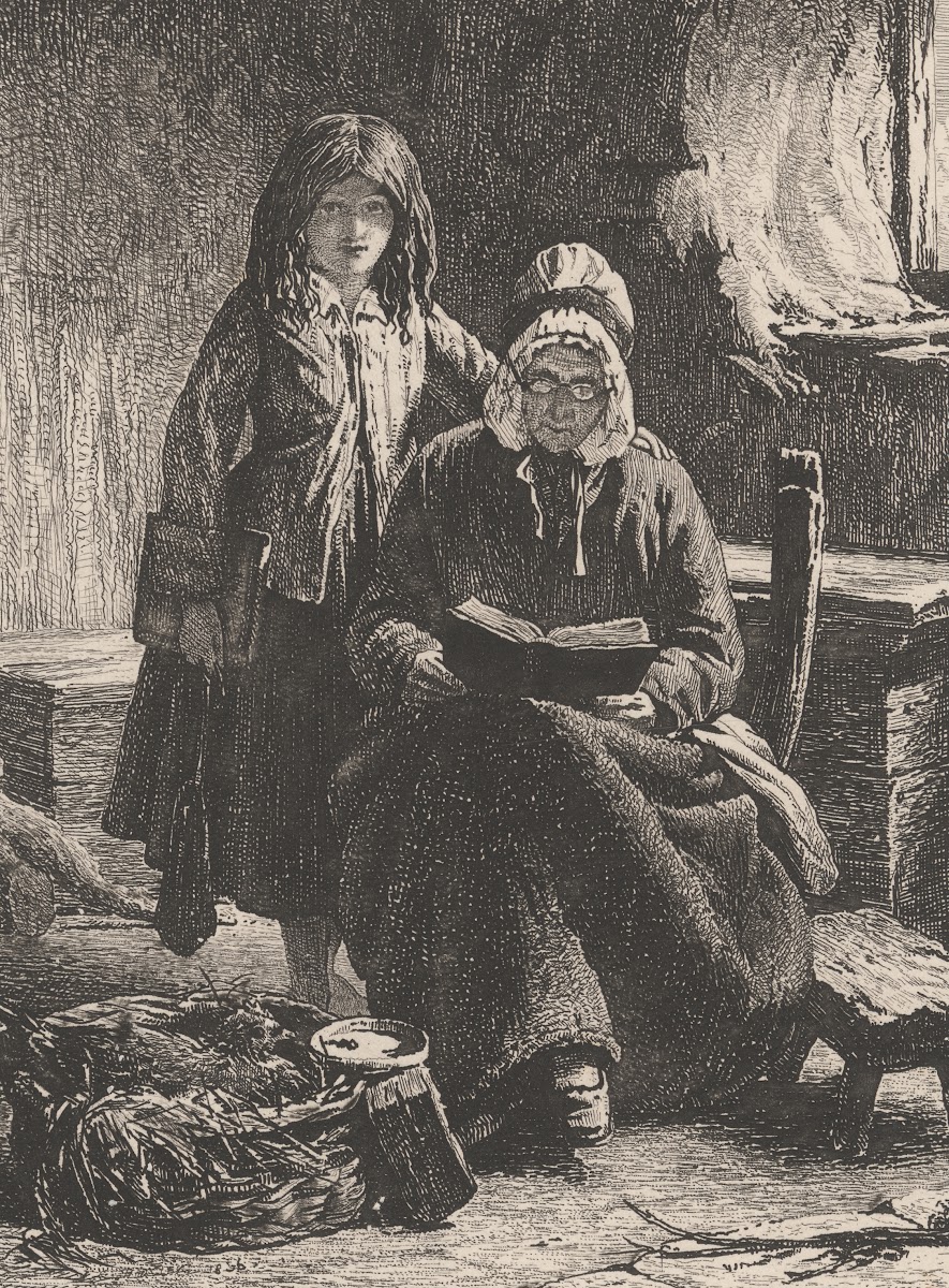 Interior with Woman Reading to Child 1856