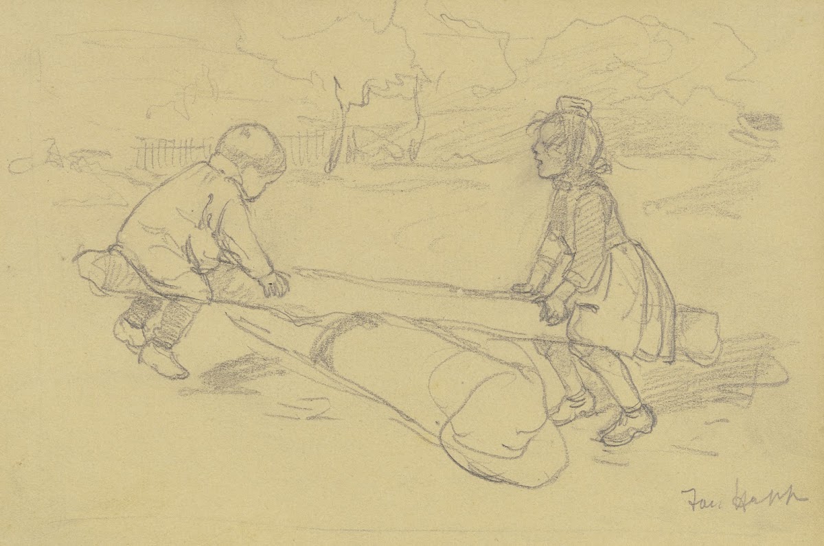 Swinging children