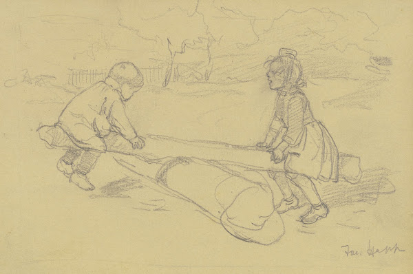 Swinging children