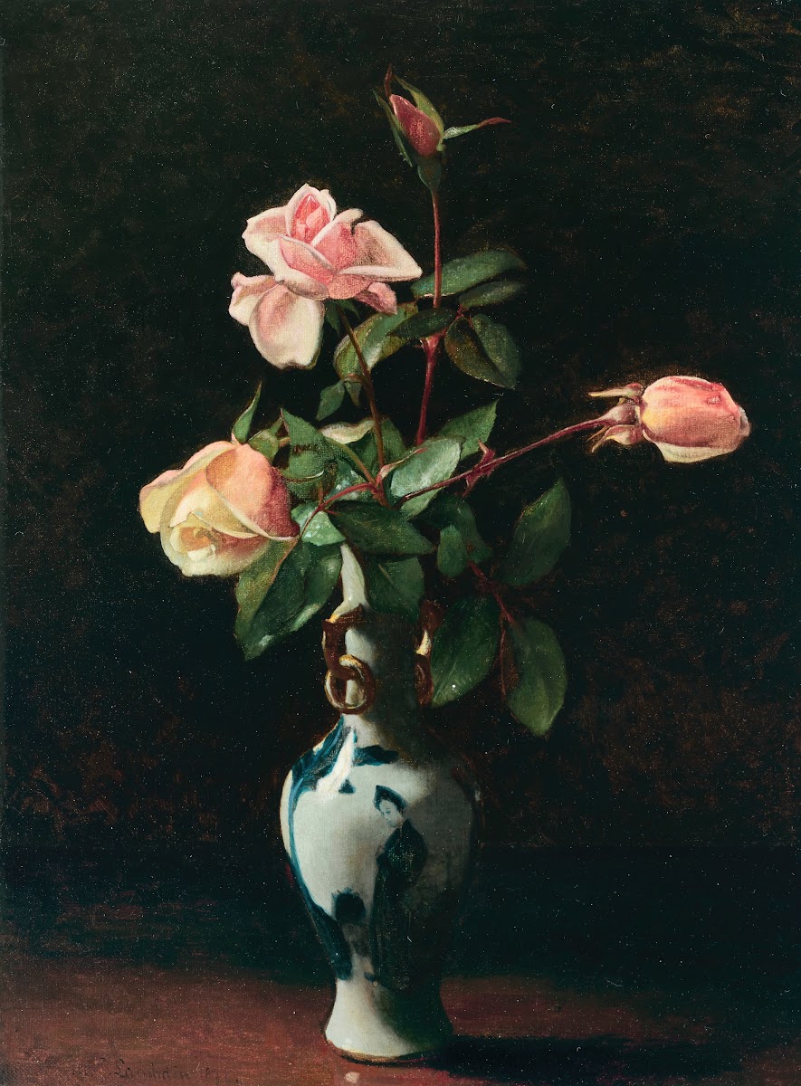 Roses in a Chinese Vase 1872
