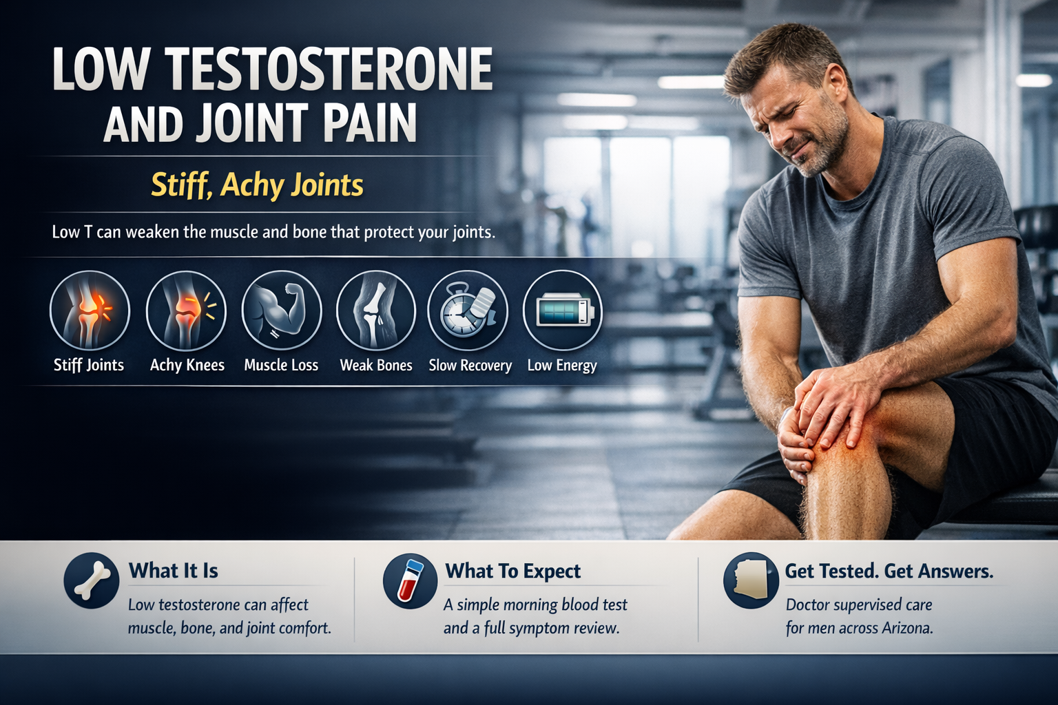 Can Low Testosterone Cause Joint Pain? What Men Should Know