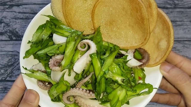 Gỏi Đậu Rồng Bạch Tuộc