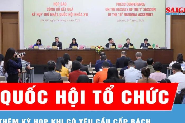 Quốc hội tổ chức thêm kỳ họp khi có yêu cầu cấp bách - Báo Sài Gòn Giải Phóng