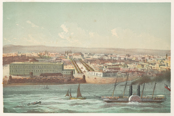 Vista de la Habana parte de Estramuros 1855