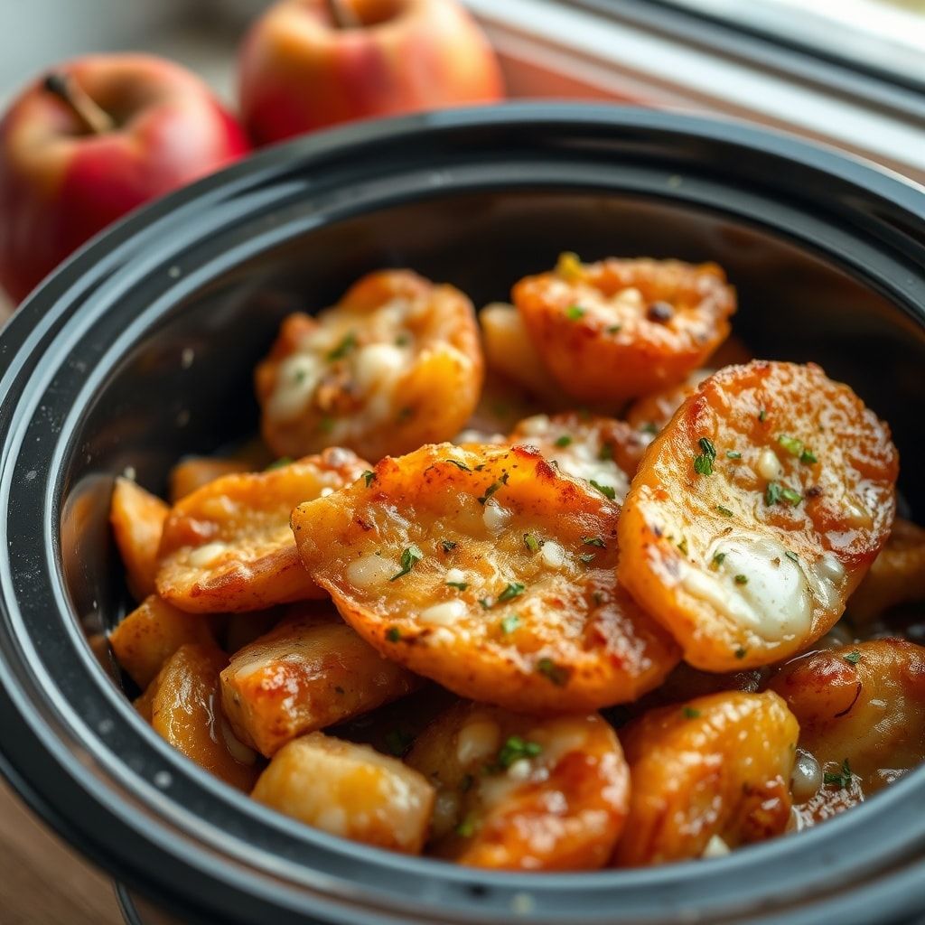 Slow Cooker Fried Apples Recipe for Easy Holiday Sides (Homemade Comfort)