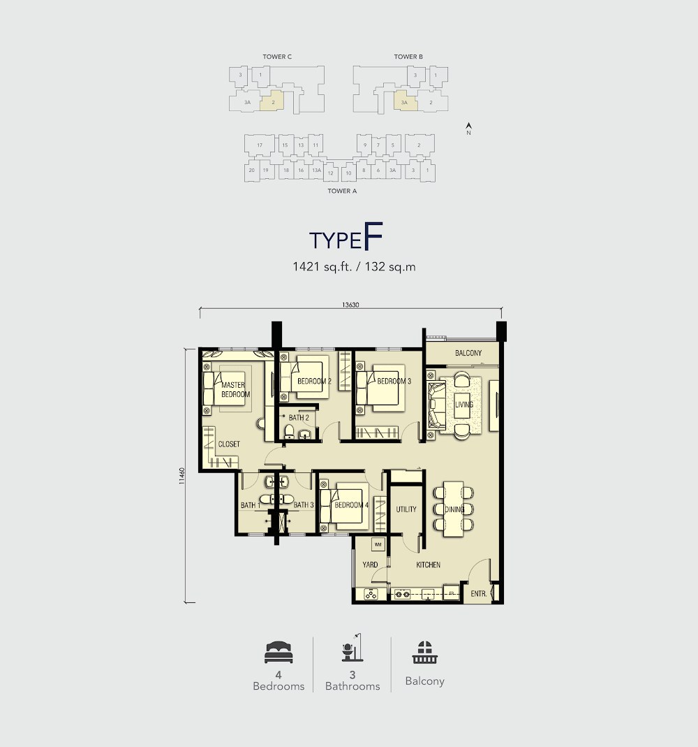 AKASA Cheras South floor plan