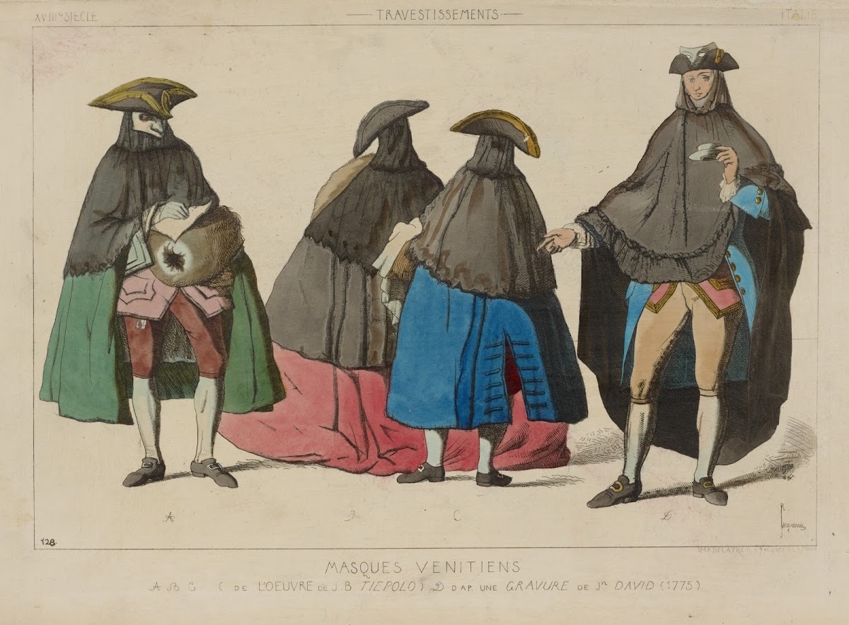 Masques Venitiens 1869